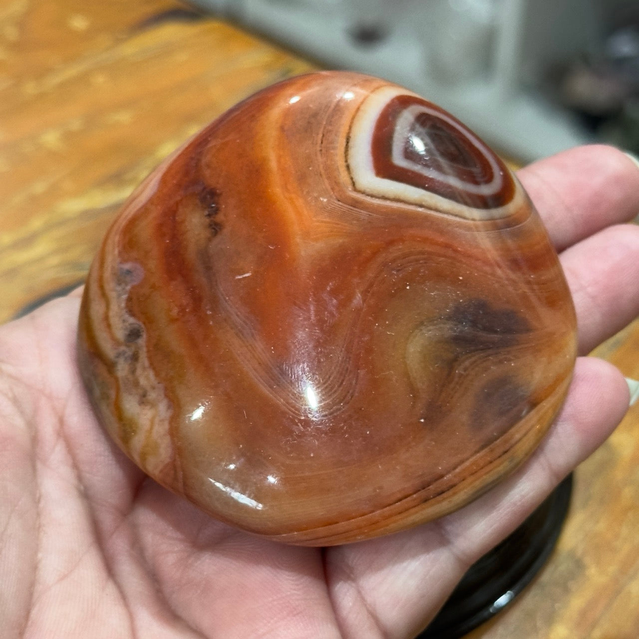 Sardonyx Large Palm Stone