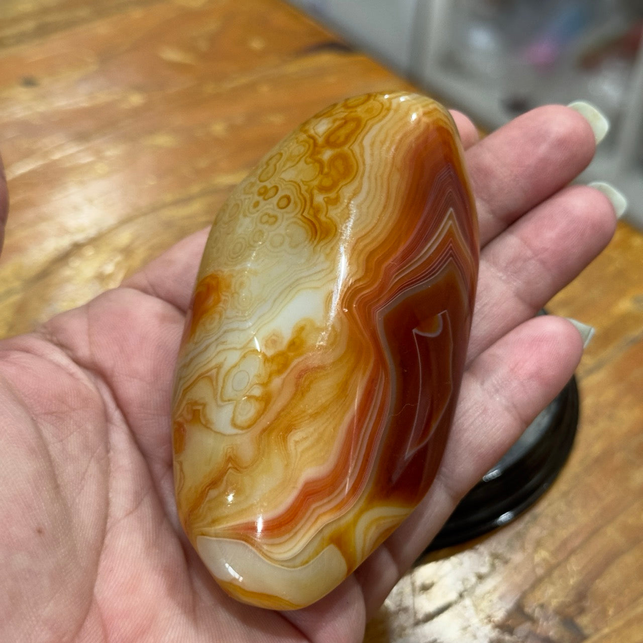 Sardonyx Large Palm Stone