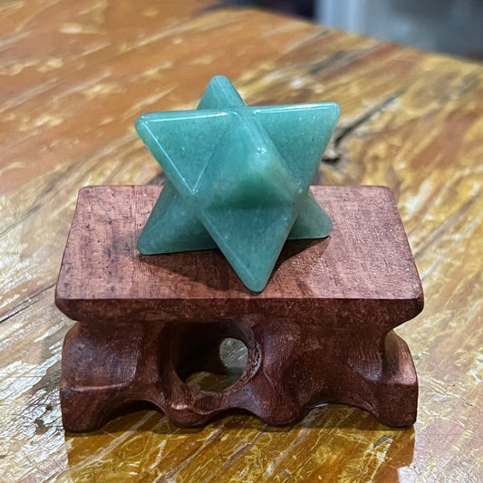 Green Aventurine Merkaba