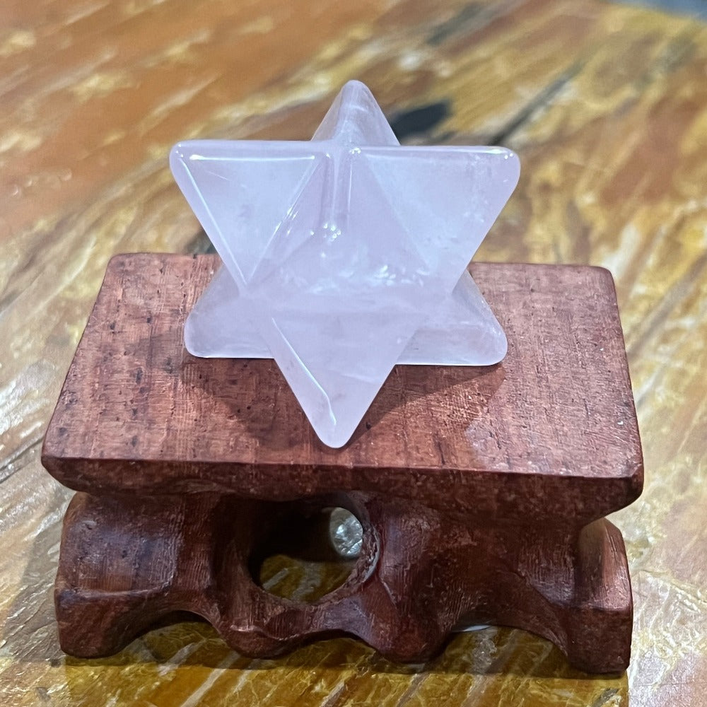 Rose Quartz Merkaba