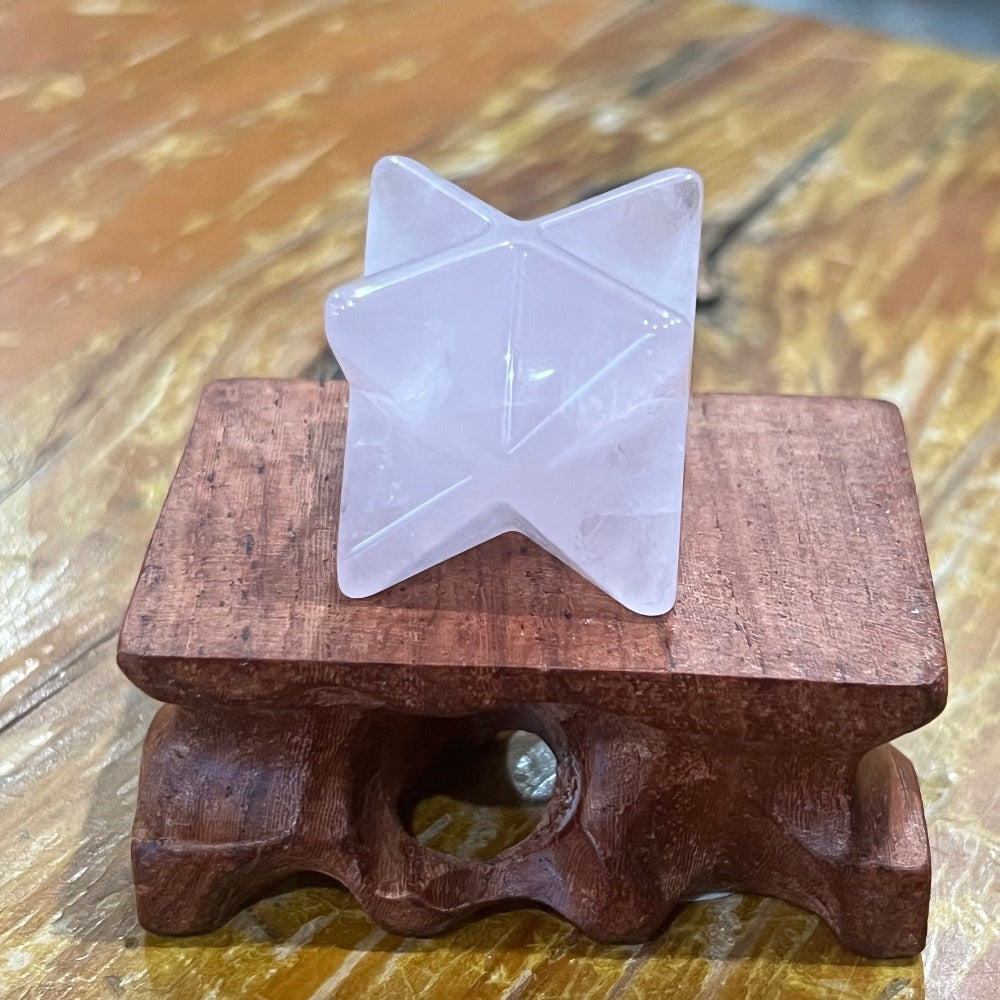 Rose Quartz Merkaba