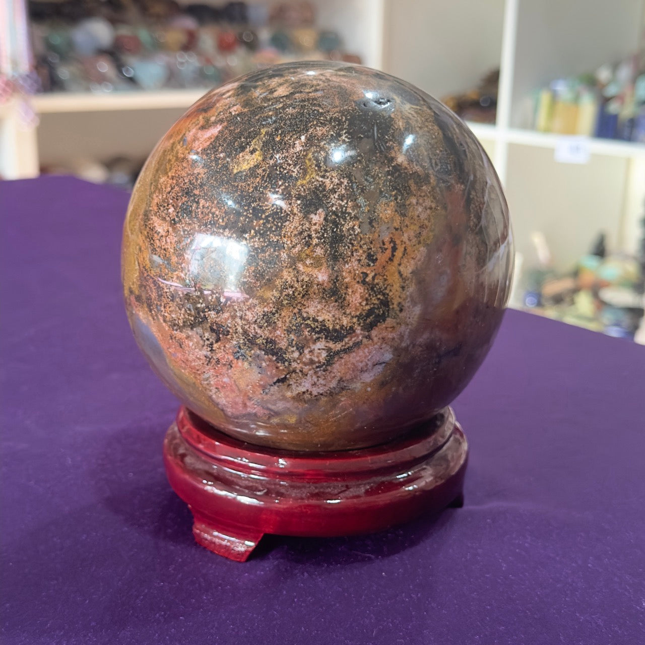 Ocean Jasper Sphere | 3.46kg