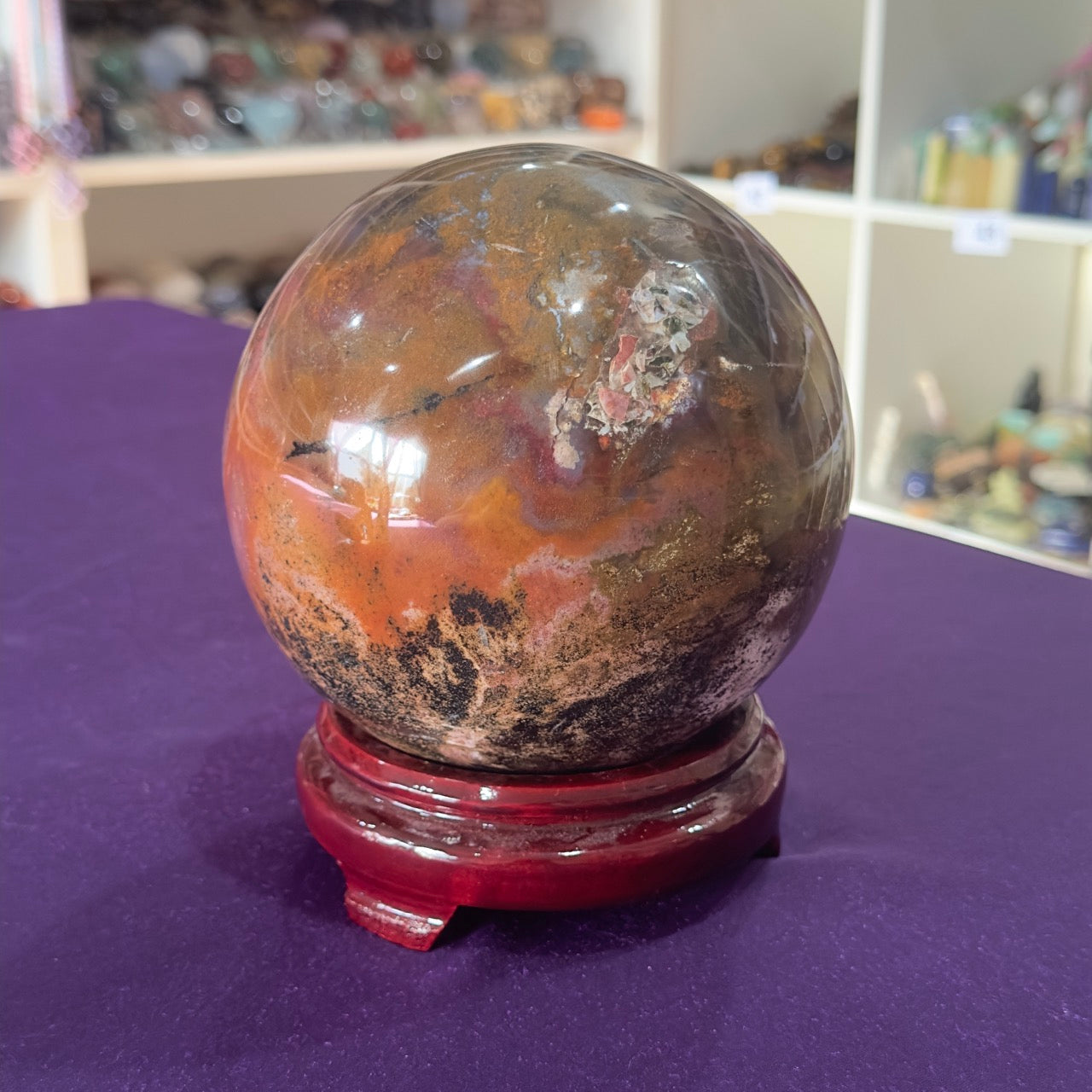 Ocean Jasper Sphere | 3.46kg