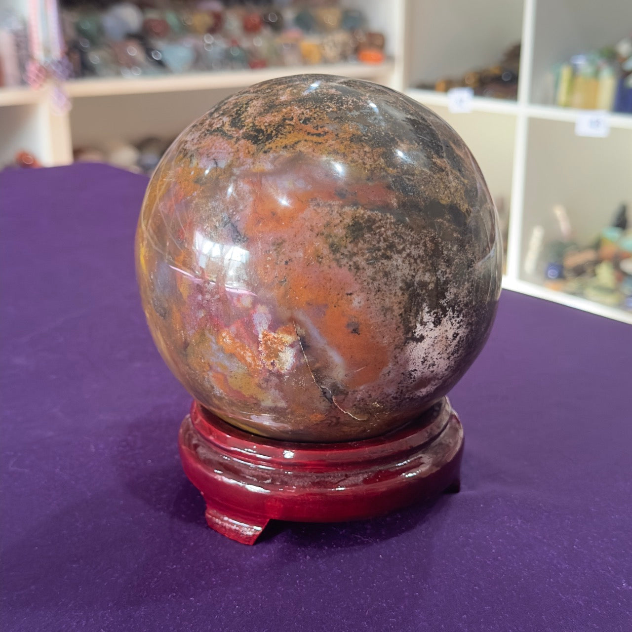 Ocean Jasper Sphere | 3.46kg