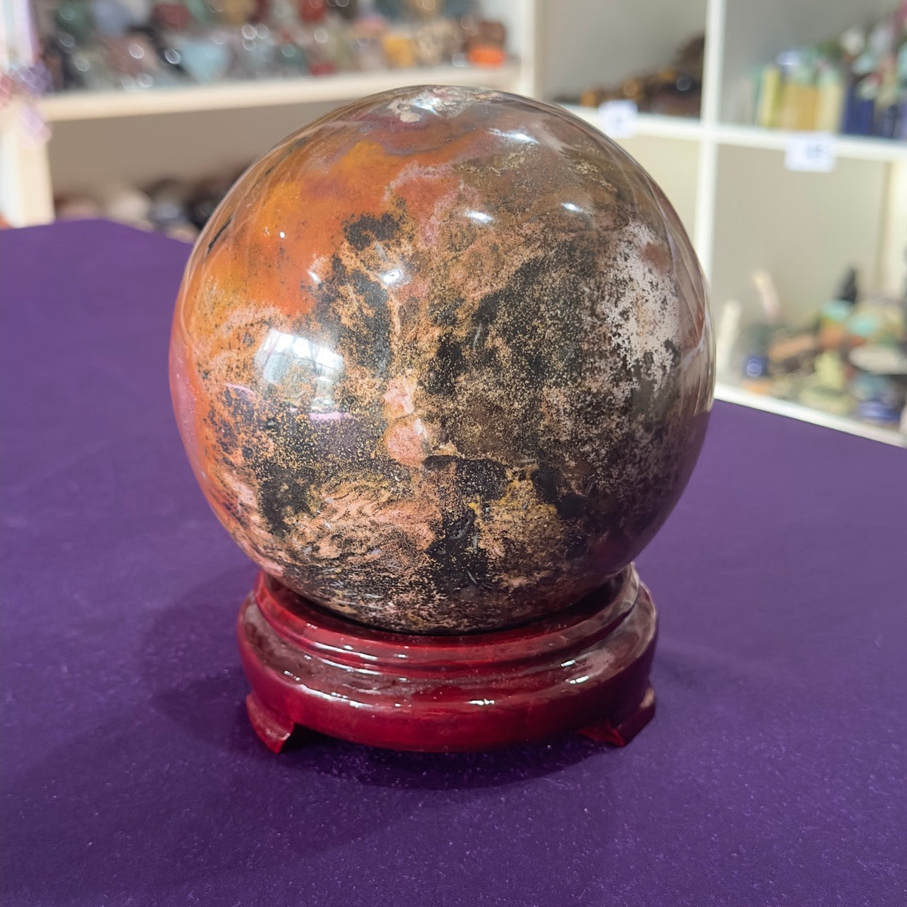 Ocean Jasper Sphere | 3.46kg