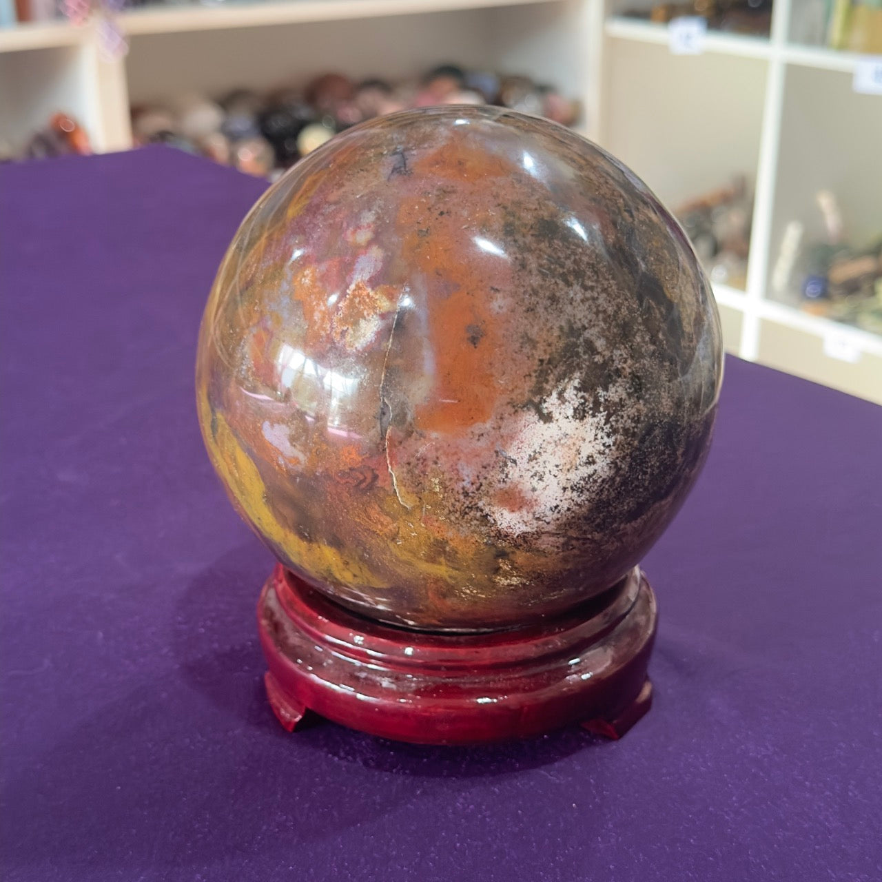 Ocean Jasper Sphere | 3.46kg