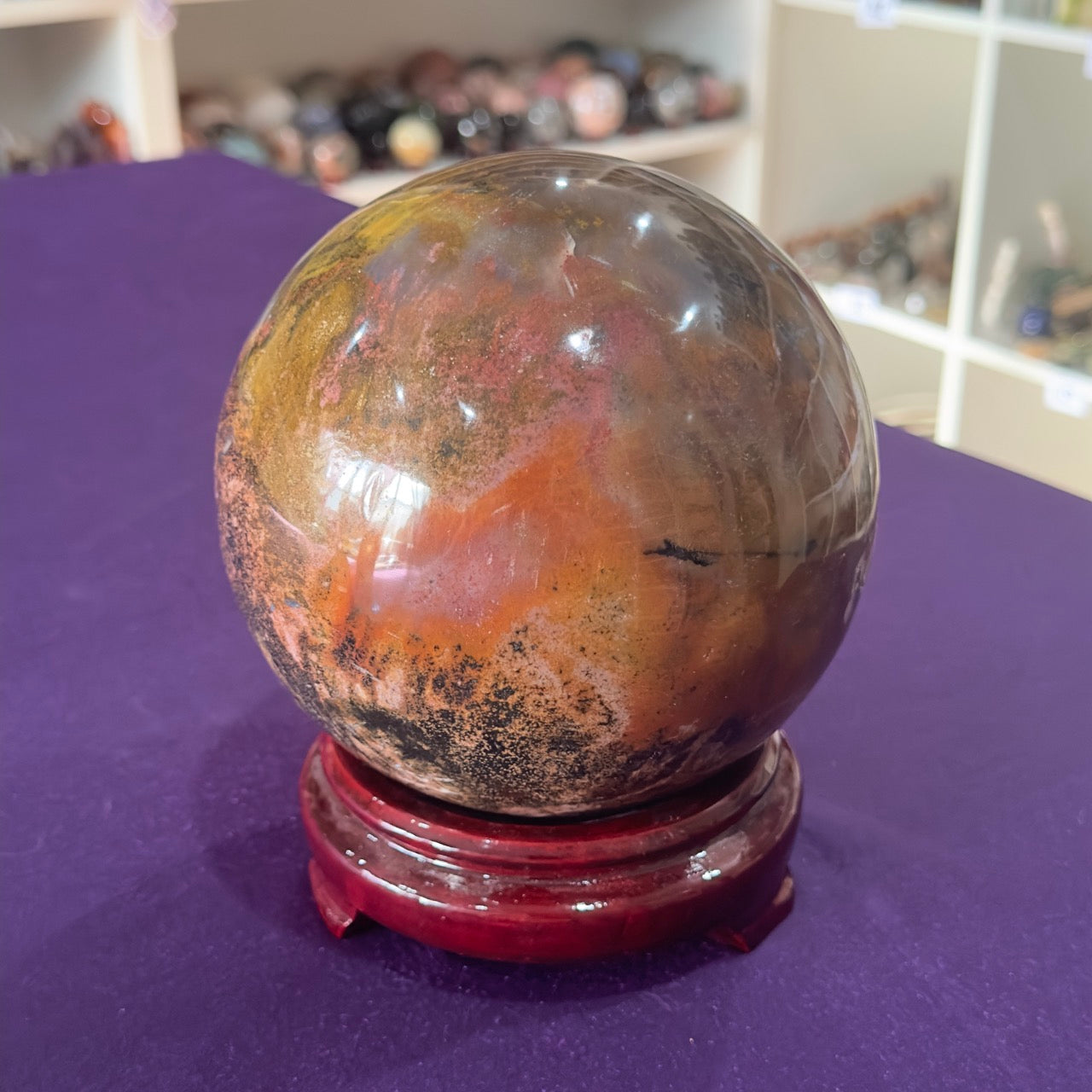 Ocean Jasper Sphere | 3.46kg