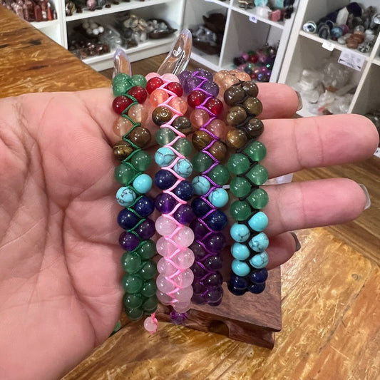 Double Chakra Bracelets - 6mm