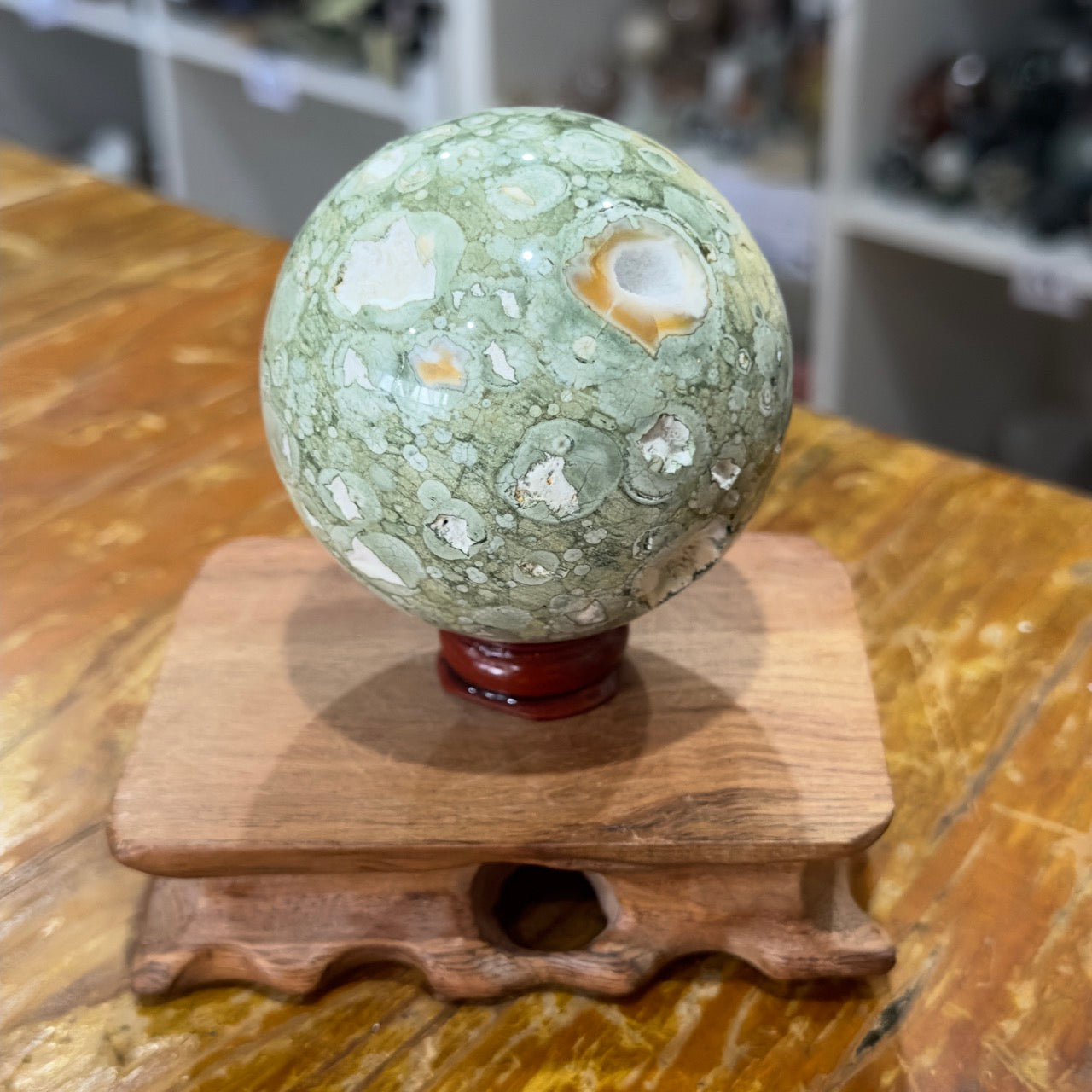 Rainforest Jasper Sphere