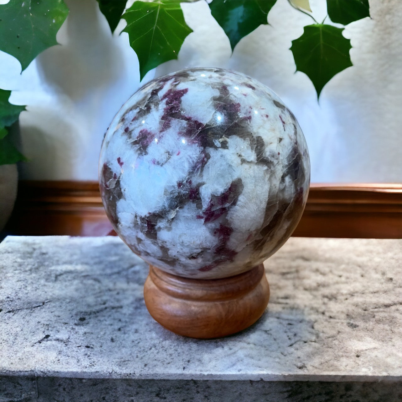 Plum Tourmaline Sphere | 616g