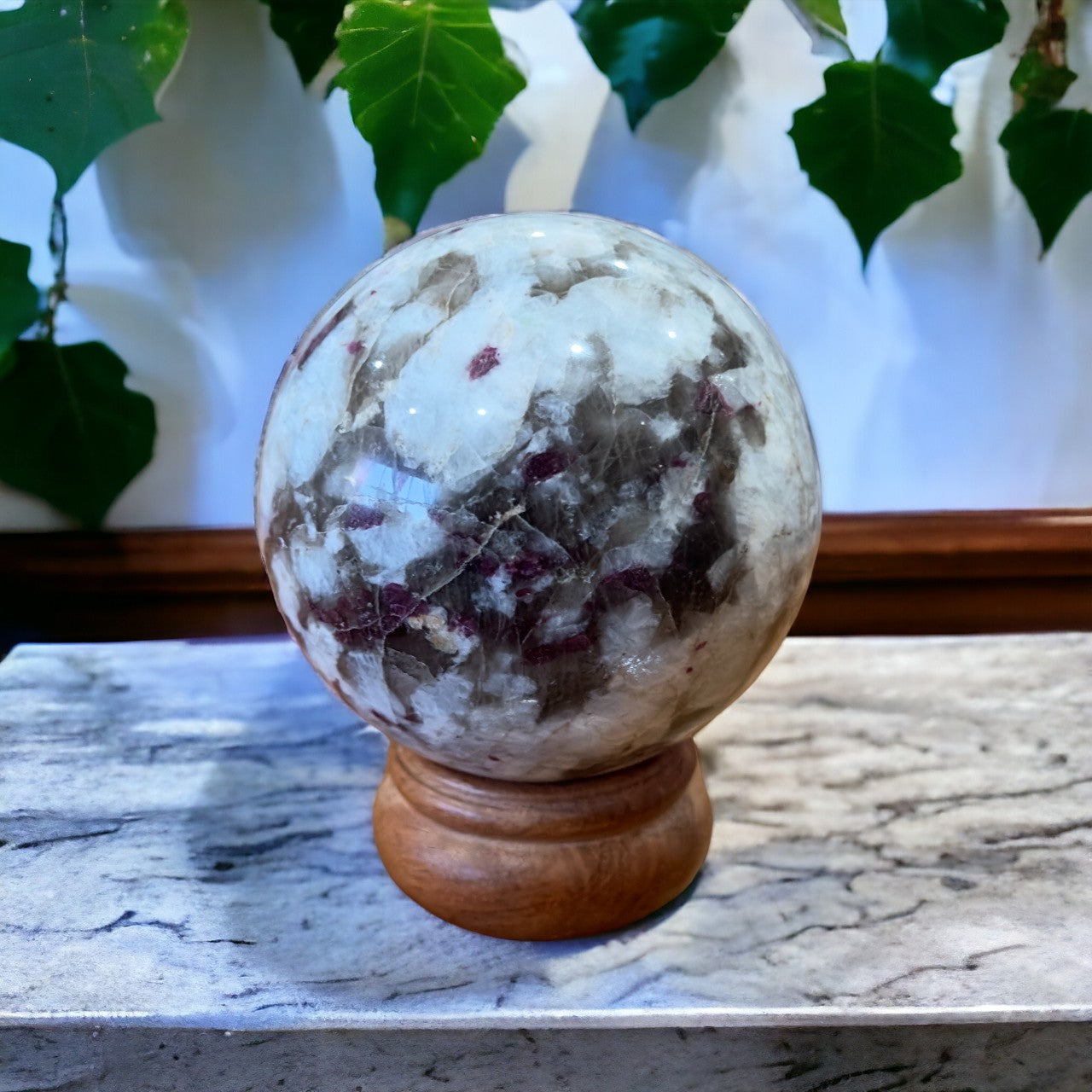 Plum Tourmaline Sphere | 616g