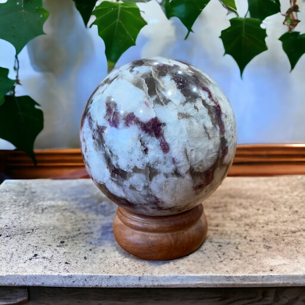 Plum Tourmaline Sphere | 616g