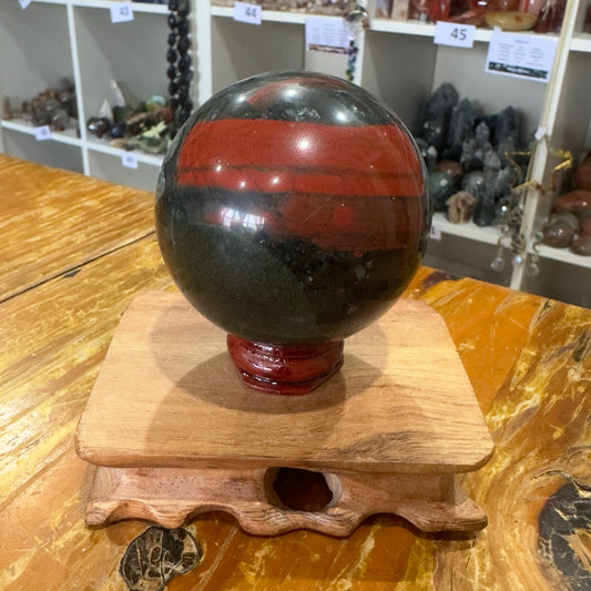 African Bloodstone Sphere