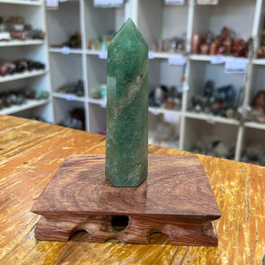 Green Strawberry Quartz Point