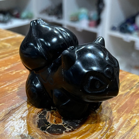 Black Obsidian Bulbasaur - Pokemon (imperfect)