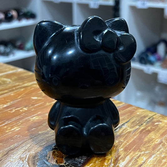 Black Obsidian Hello Kitty