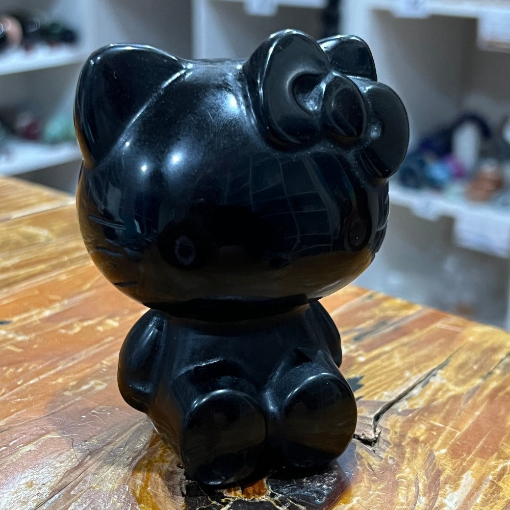 Black Obsidian Hello Kitty