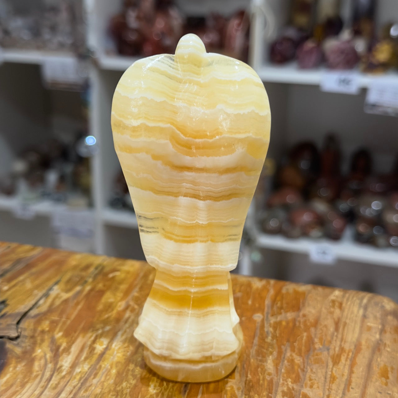 Orange Banded Calcite Angel