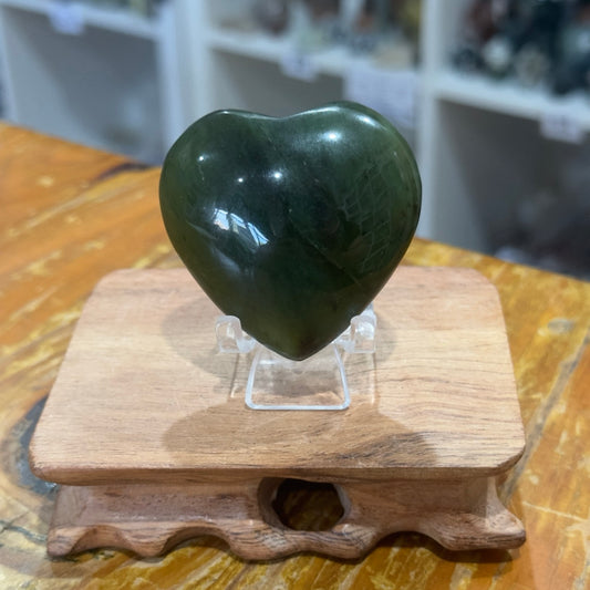 Nephrite Jade Heart