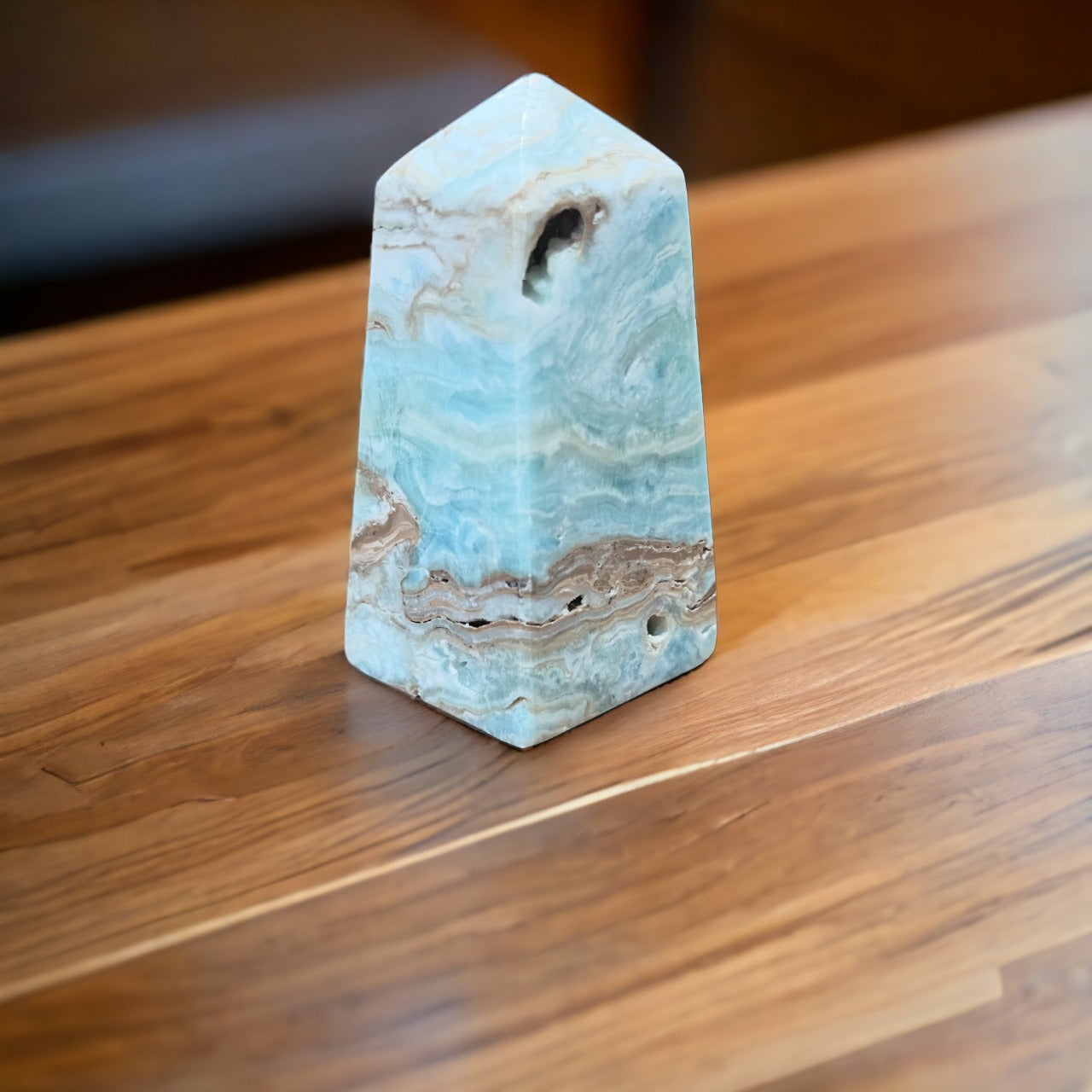 Blue Aragonite Tower