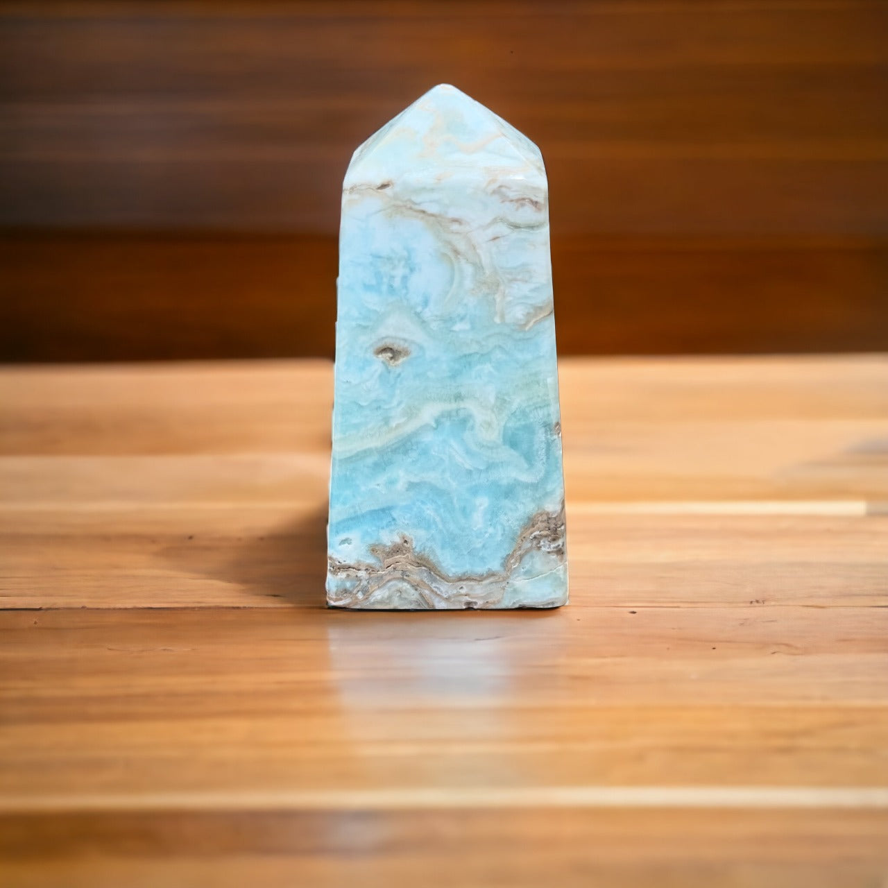 Blue Aragonite Tower