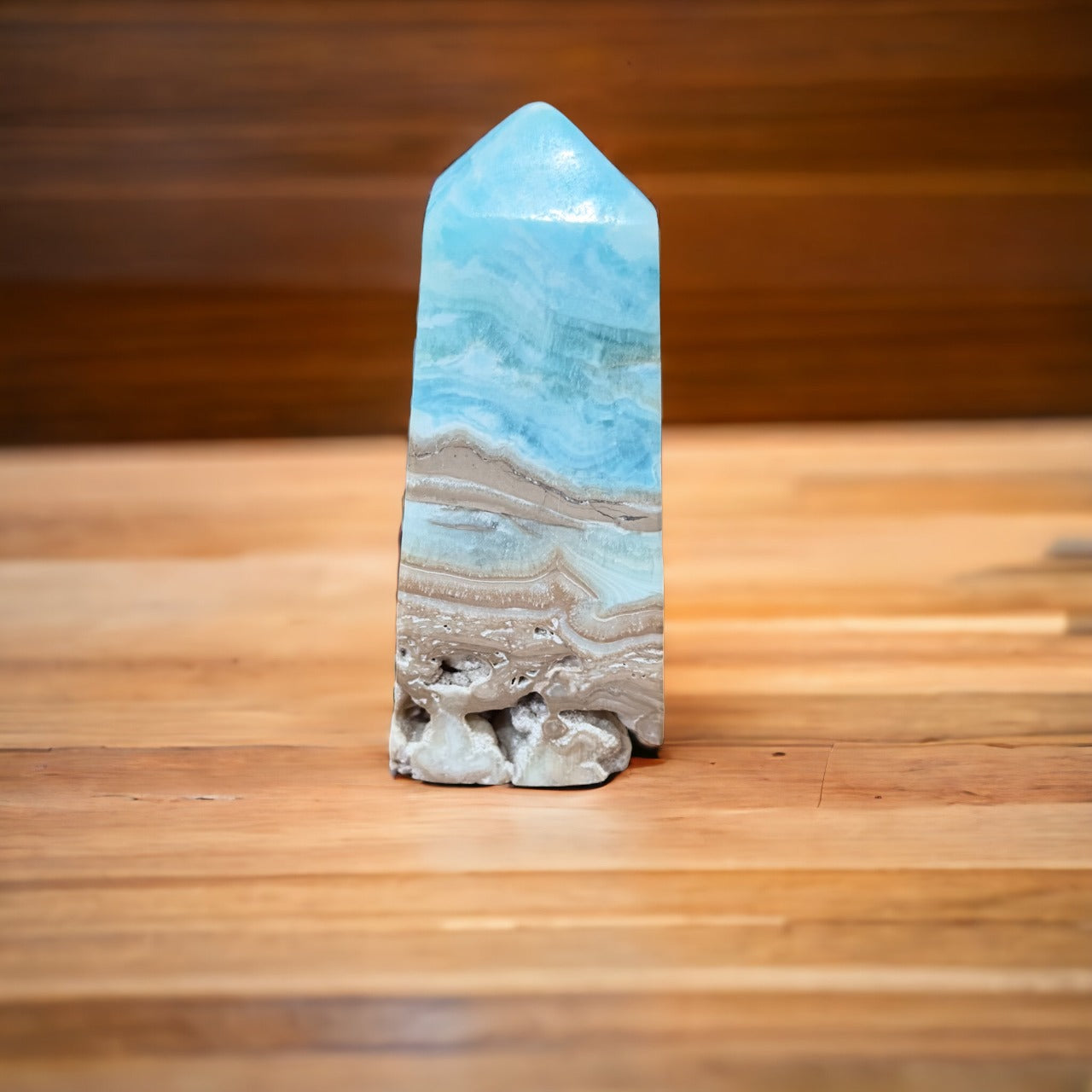 Blue Aragonite Tower