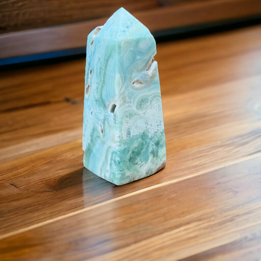 Blue Aragonite Tower