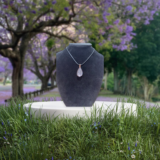 Rose Quartz Quartz Pendant - Stunning!!