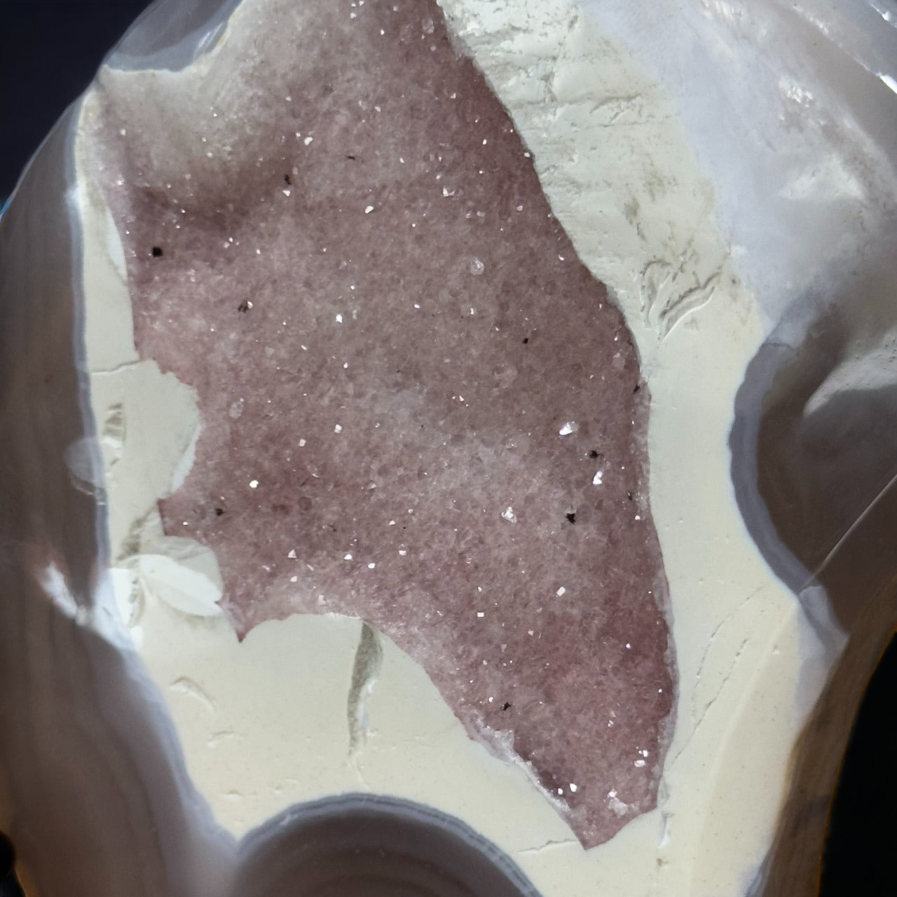 Druzy Orca Agate Moon | 414g