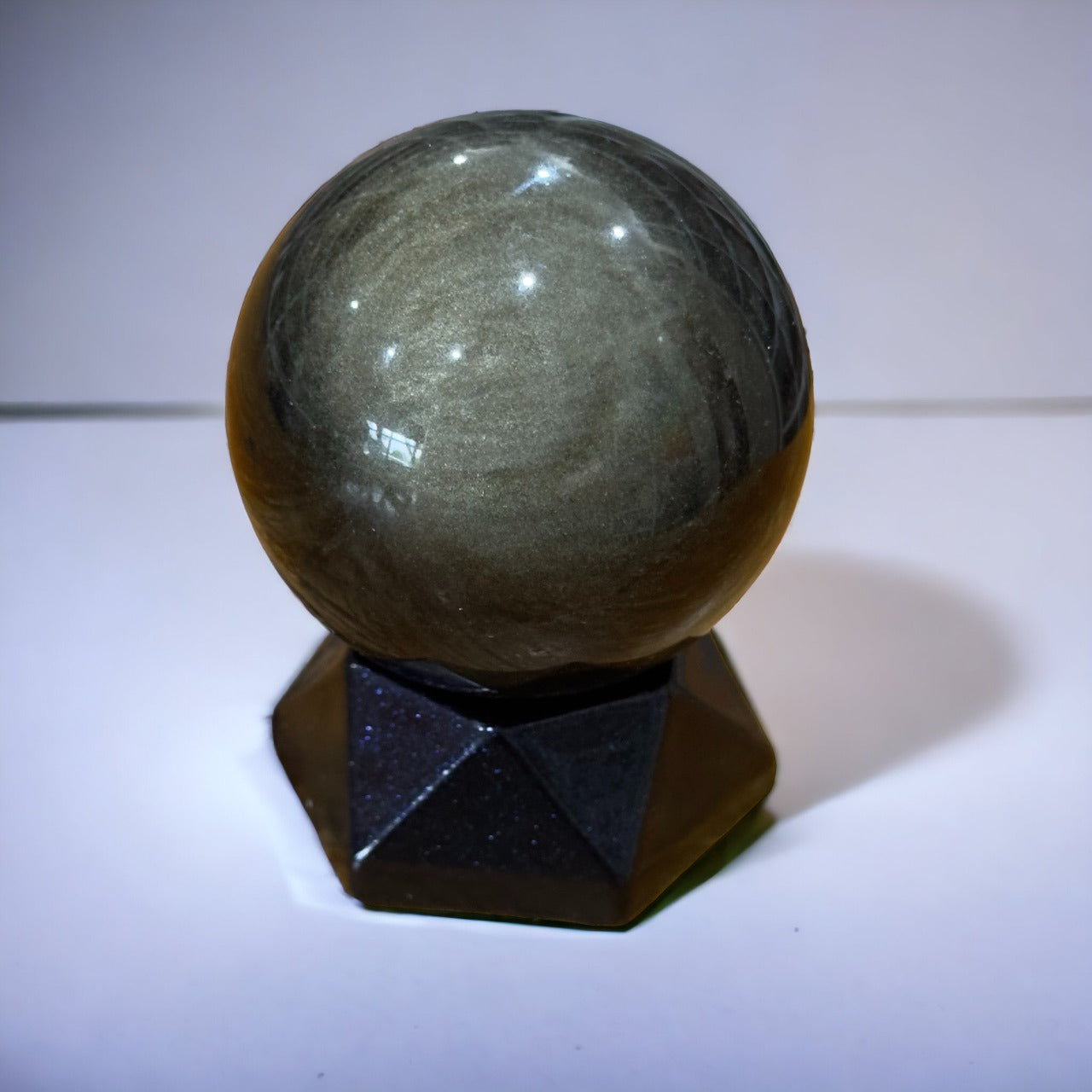 Gold Obsidian Sphere | 241g