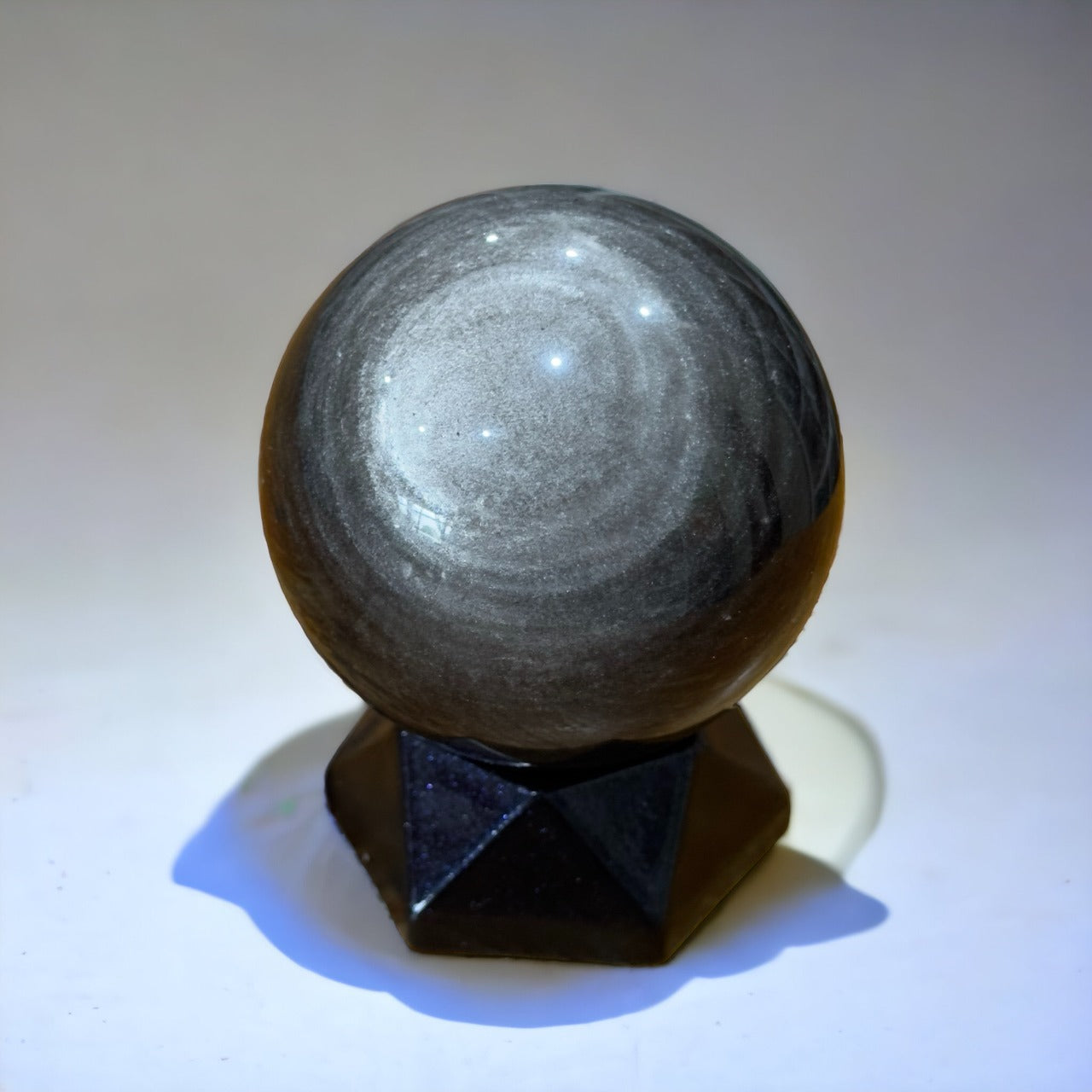 Silver Obsidian Sphere | 304g