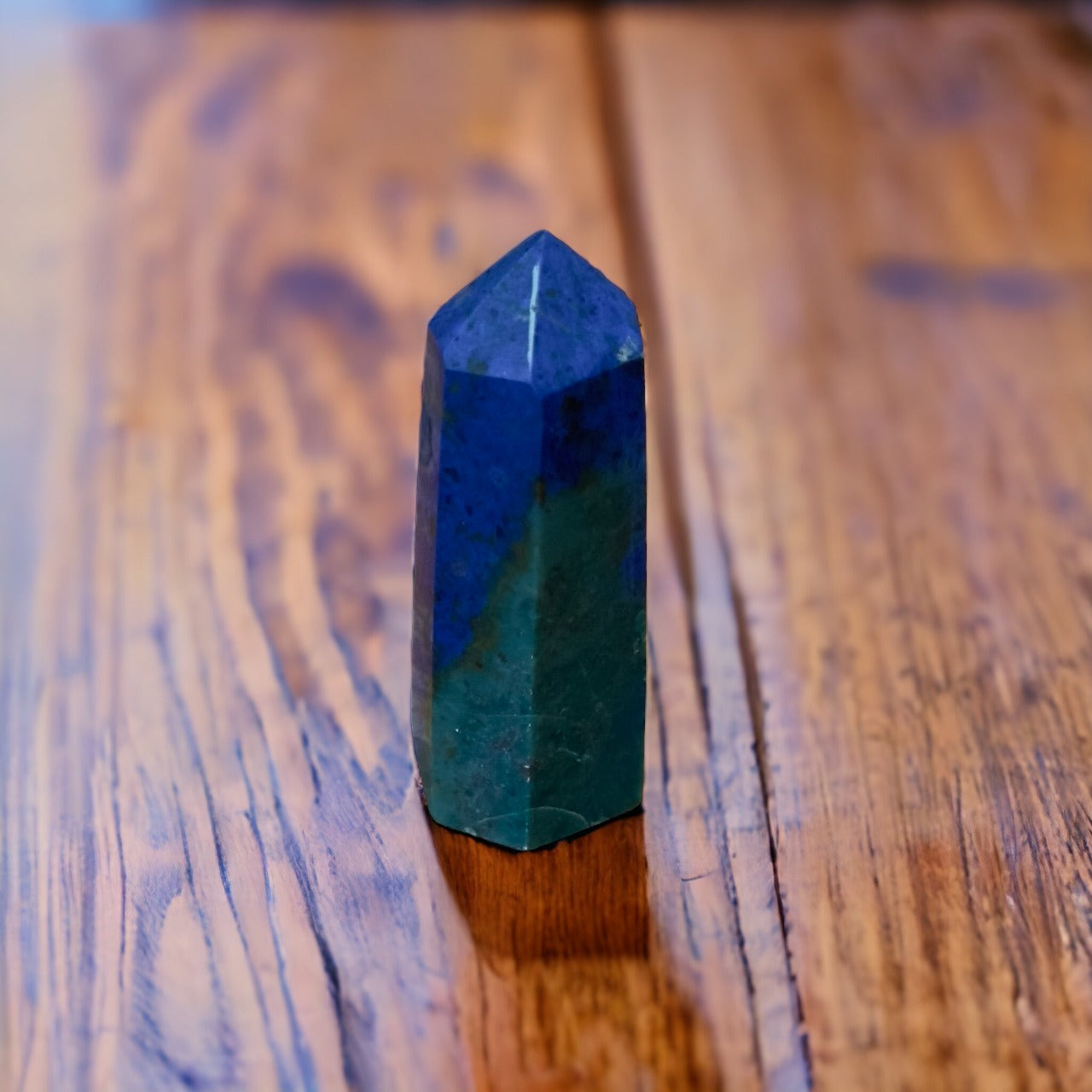 Azurite & Malachite Point