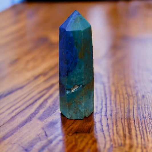 Azurite & Malachite Point