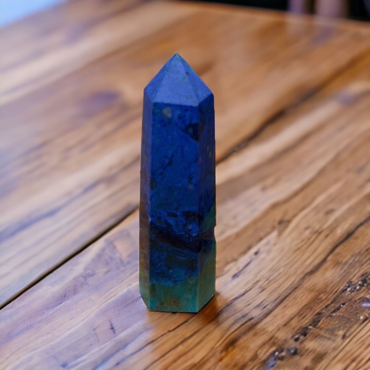 Azurite & Malachite Point