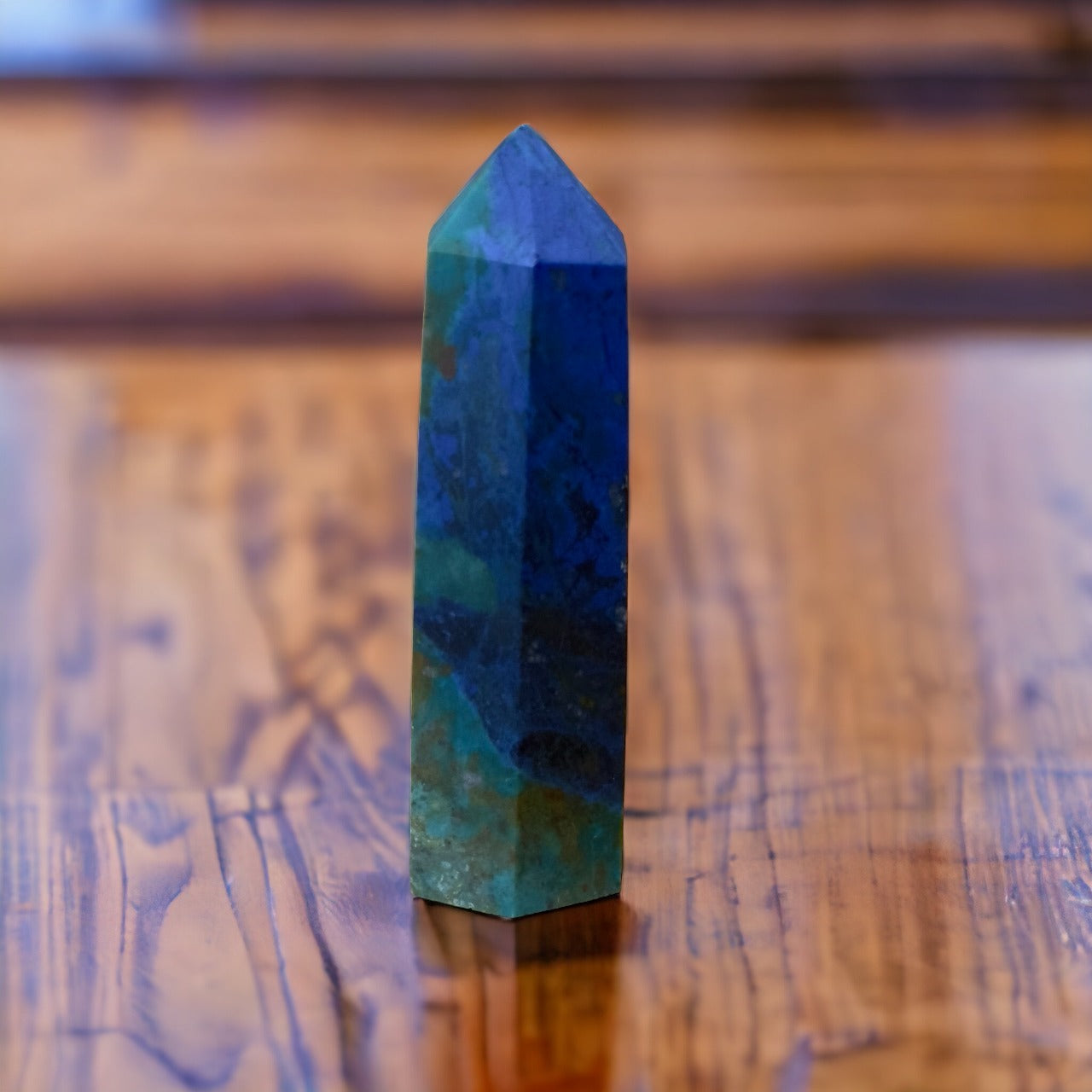 Azurite & Malachite Point