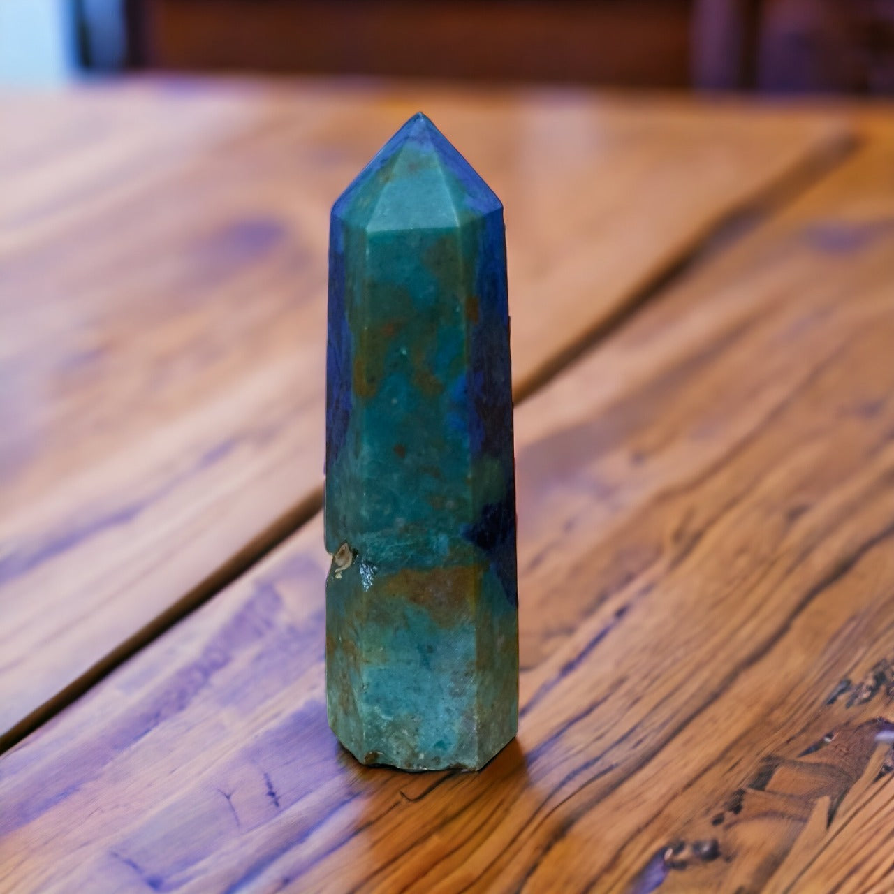 Azurite & Malachite Point