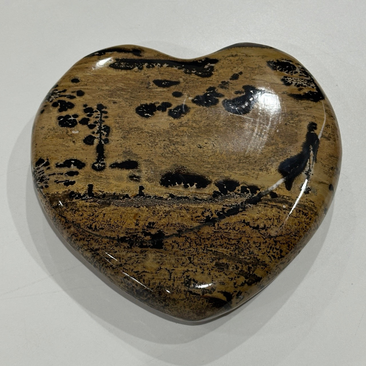 Picture Jasper Heart with Stand | 1.7kg