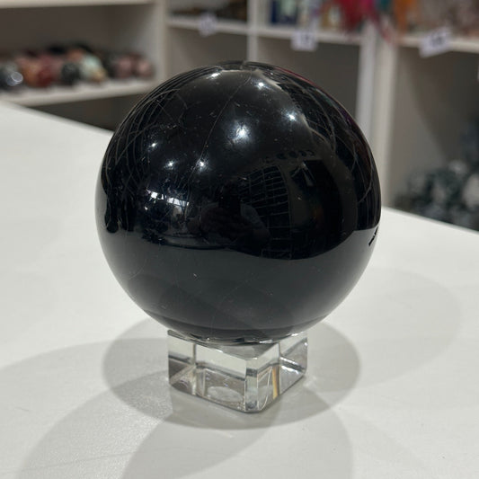 Black Tourmaline Sphere | 1.08kg