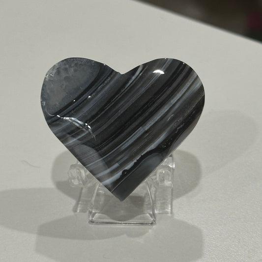 Black Agate Heart | 47g