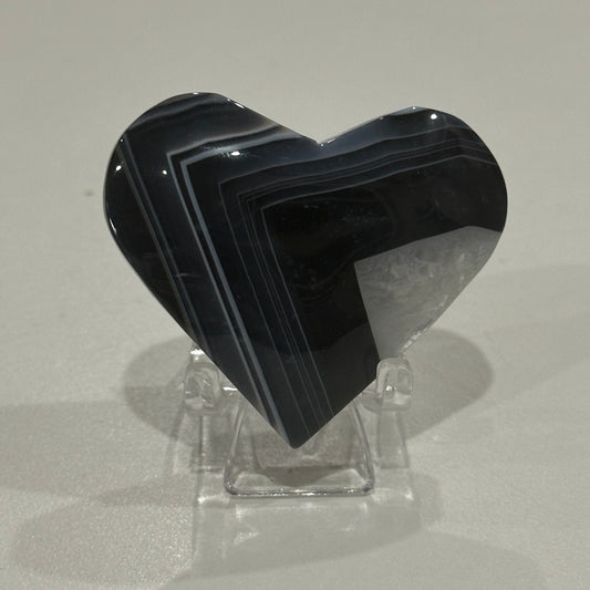 Black Agate Heart | 52g