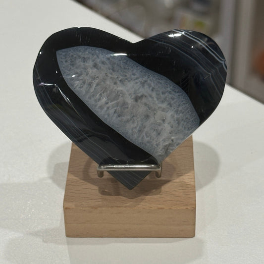 Black Agate Heart | 126g