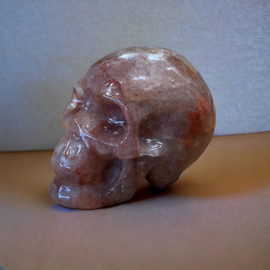 Fire Quartz Skull | 401g