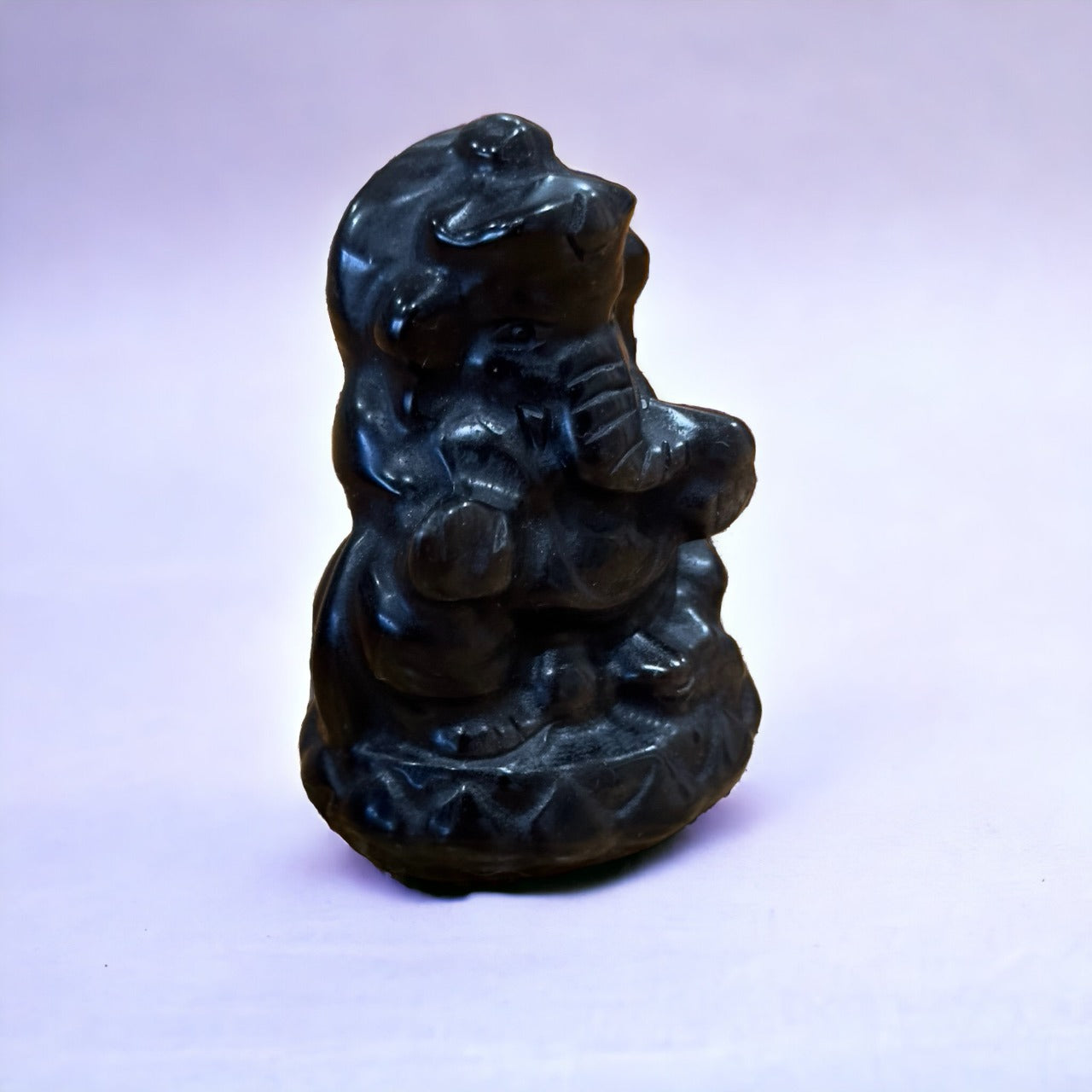 Silver Obsidian Ganesha | Elephant God