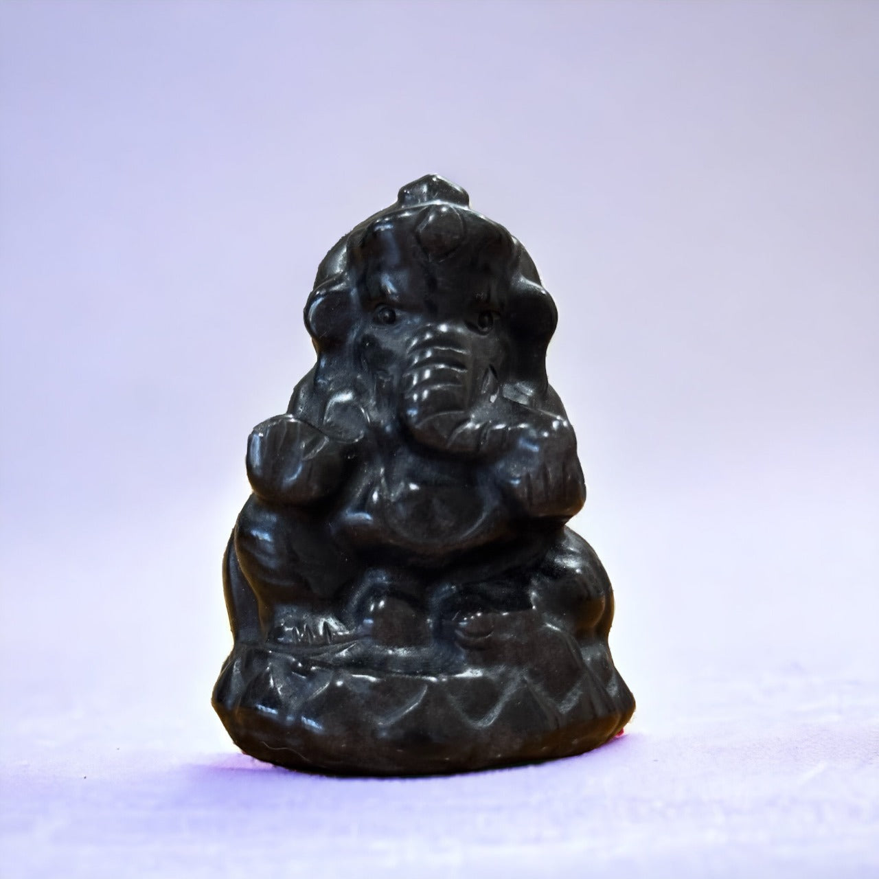 Silver Obsidian Ganesha | Elephant God