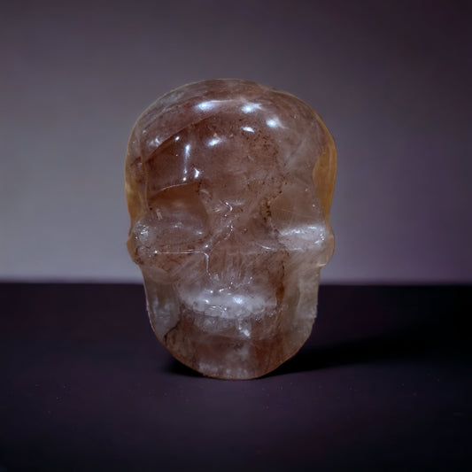 Fire Quartz Skull | 117g
