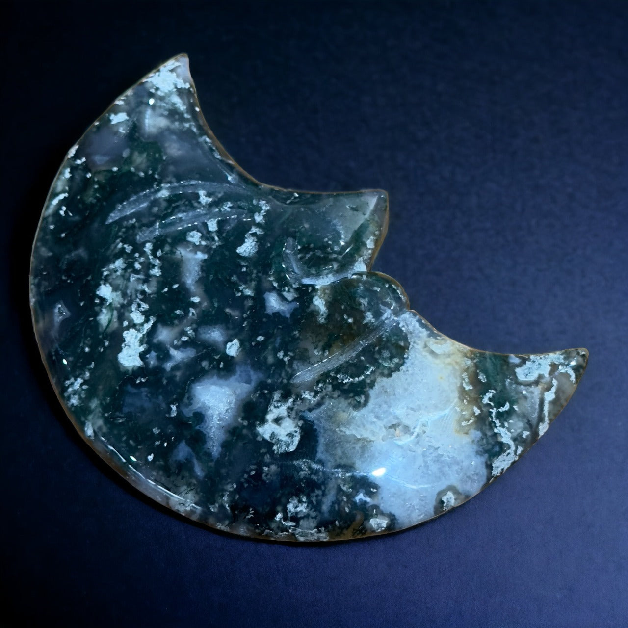 Moss Agate Moonface | 188g