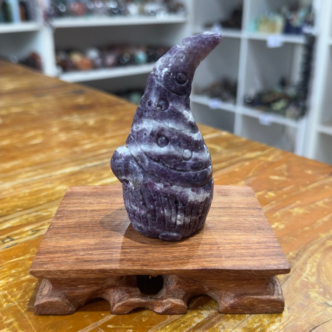 Purple Sphalerite Gnome | 178g