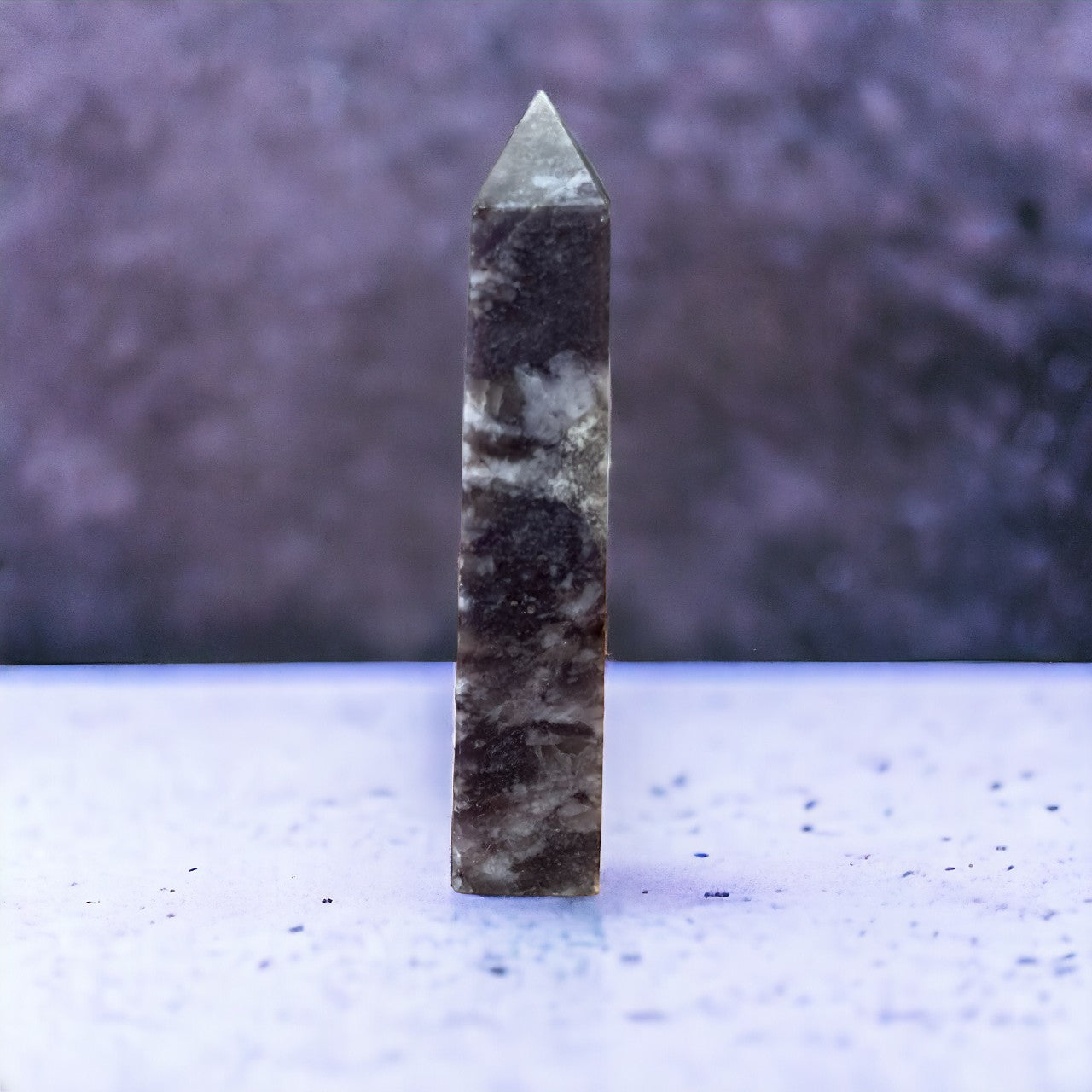 Lepidolite & Smokey Quartz Tower | 254g