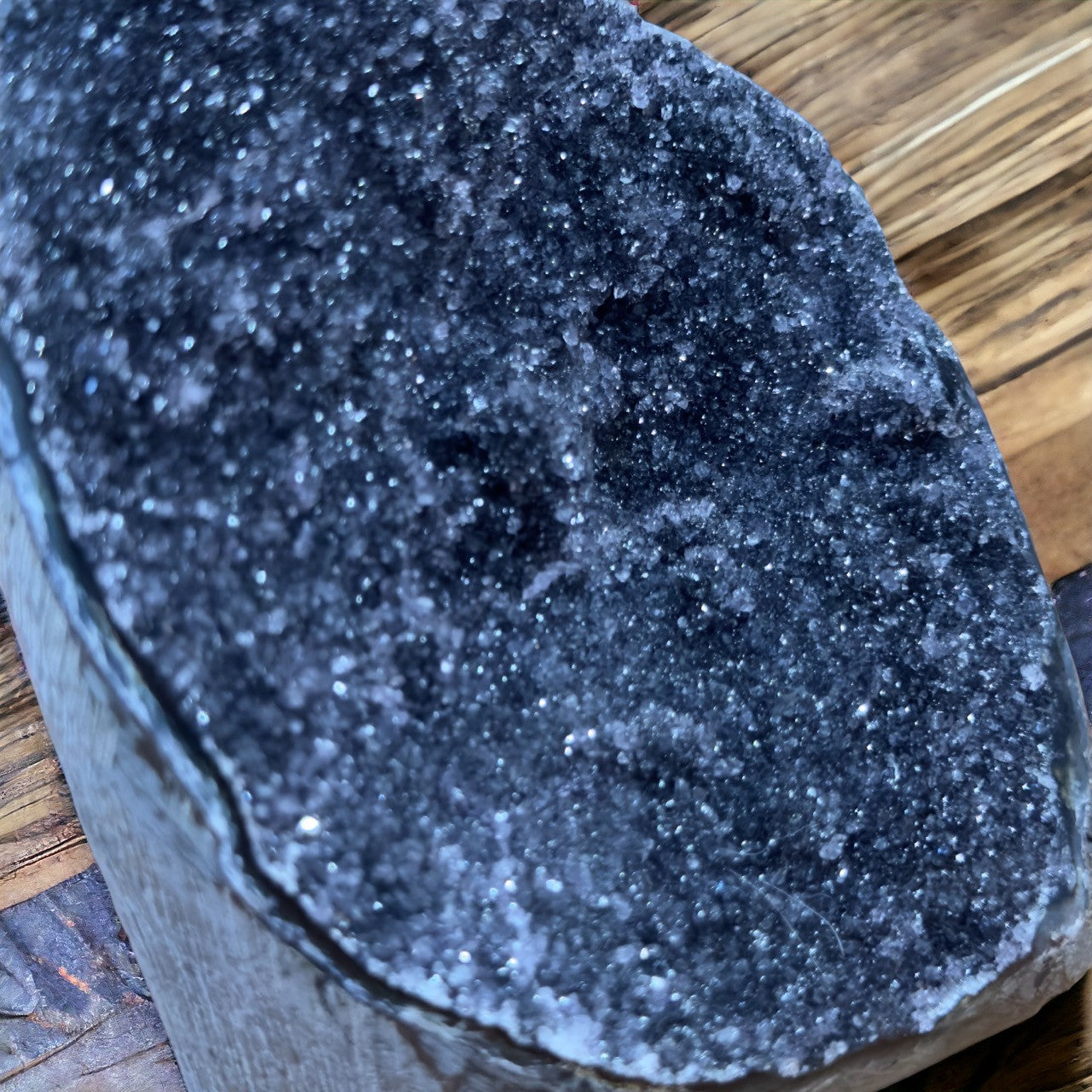 Black Druzy Amethyst Cave | 768g