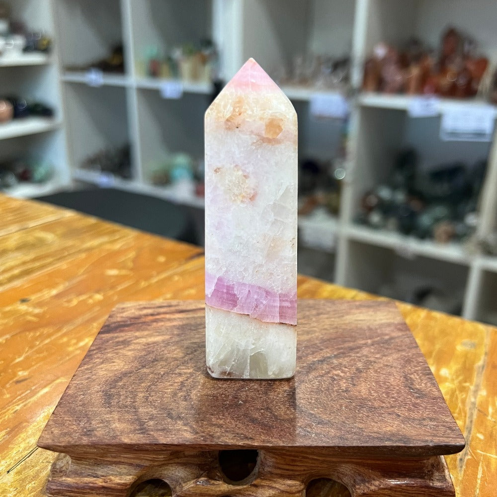 Pink Aragonite Tower